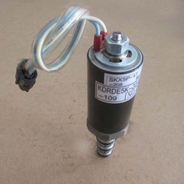 For Kobelco Excavator?SK200-2 KAWASAKI Hydraulic Pump Solenoid Valve YN35V0004F1 SKX5P-17-212A KDRDE5K-20/30C12A-111