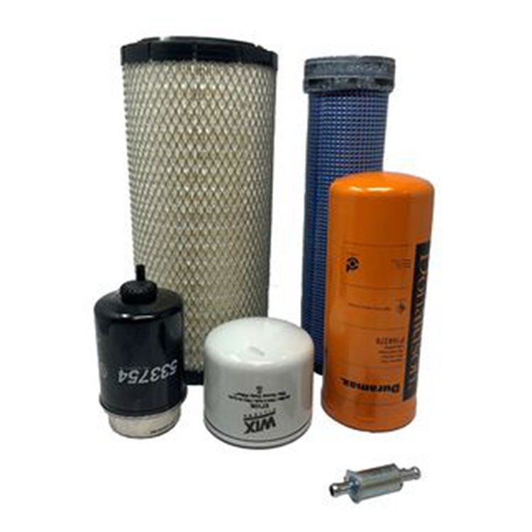 Filter Kit for Caterpillar CAT 252B3 Skid Steer Loader with C3.4T Engine