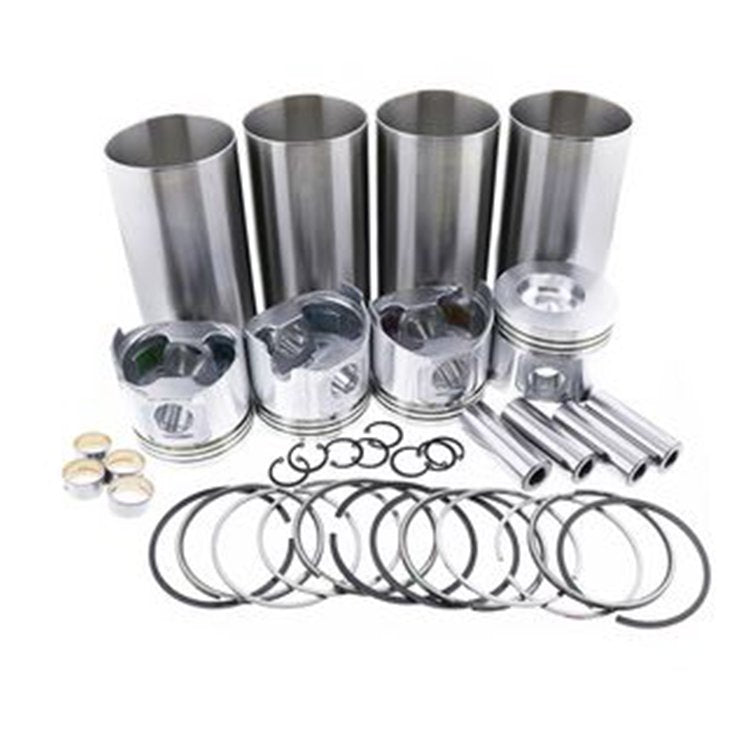 Cylinder Liner Kit Engine Four Matching for Yanmar 4TNV88 Hitachi Excavator ZX50U-2 ZX48U-3 ZX50U-3 ZX40U-2 ZX40U-3 ZX40UR-3