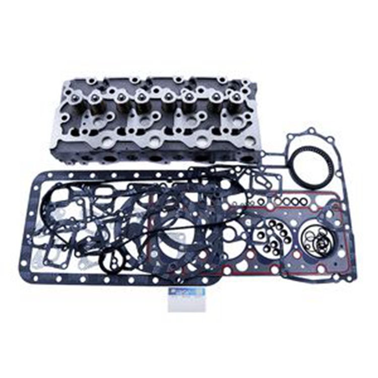 Complete Cylinder Head + Full Gasket Kit for Kubota V1903 V1903T V1903E Engine Bobcat 751 Loader