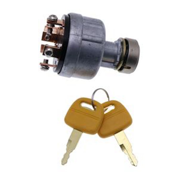 Ignition Switch FYD00005609 With 2 Keys for Yanmar Engine 3TNV88F 4TNV88C 4TNV98C John Deere Excavator 30G 35G 50G 60G