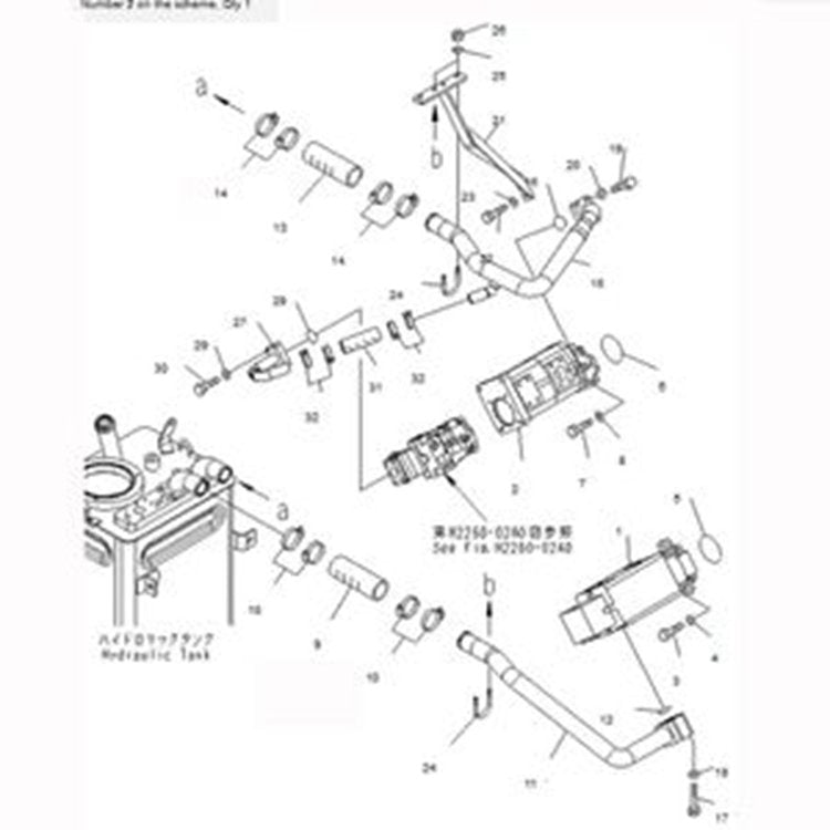 For Komatsu Wheel Loader WA380-5 WA380-5L Hydraulic Pump 705-51-30600