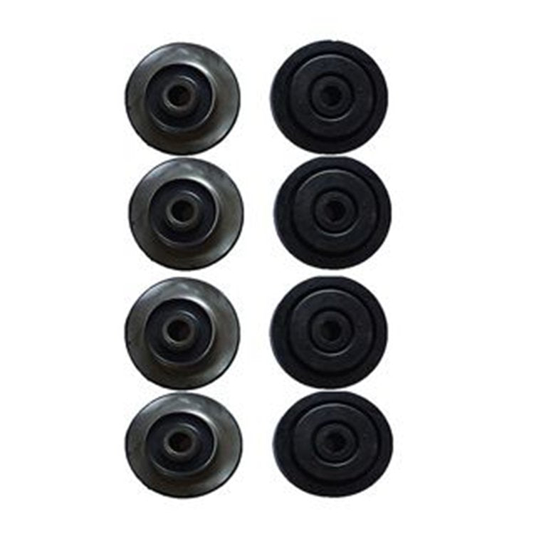 8 PCS Engine Mounting Rubber Cushion Feet Bumper for Kobelco Excavator SK330-8