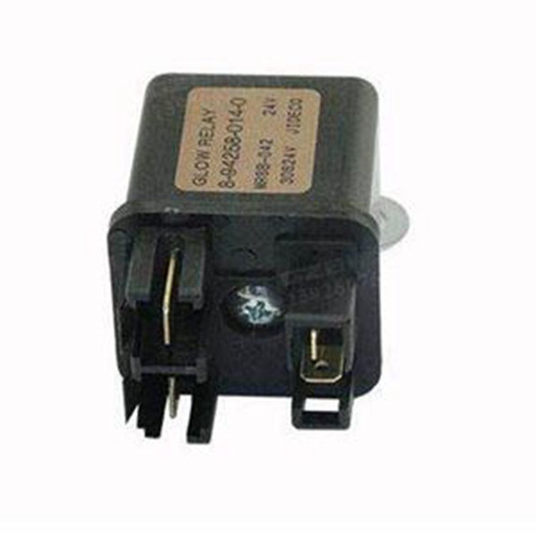 Original Glow Plug Relay 8942580140 for Hitachi EX400 EX400-3 EX400-5 EX450H-5 CX1000 CX1100 CX1800 CX2000 CX650-2 Isuzu 6HK1 Engine 24V