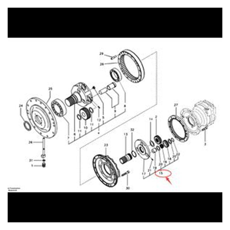 Planet Carrier SA7118-38400 for Volvo EC290B EC290C FC3329C EC290 EC290B