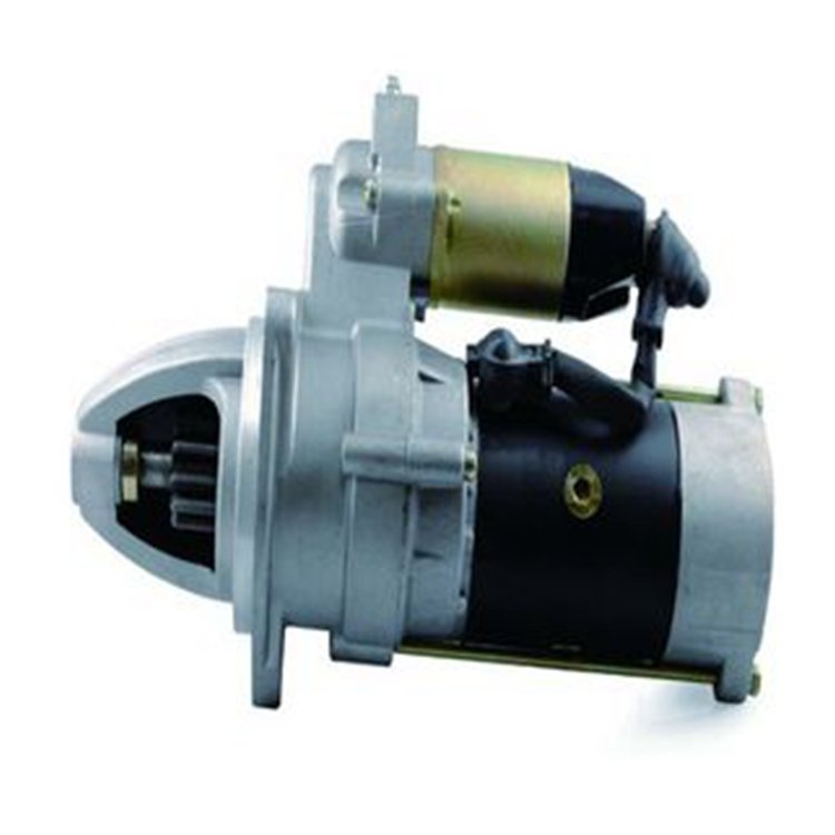 For Hitachi Excavator EX200-3 Isuzu Engine 6BD1 Starter Motor 1-81100-197-0 With 3 Install Hole