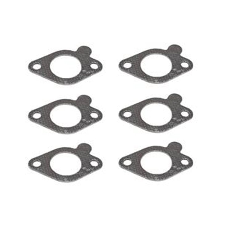 6 Pcs Exhaust Manifold Gasket 272-1956 for Caterpillar CAT Engine 3126 C7 Excavator 322C 324D 325D 329D