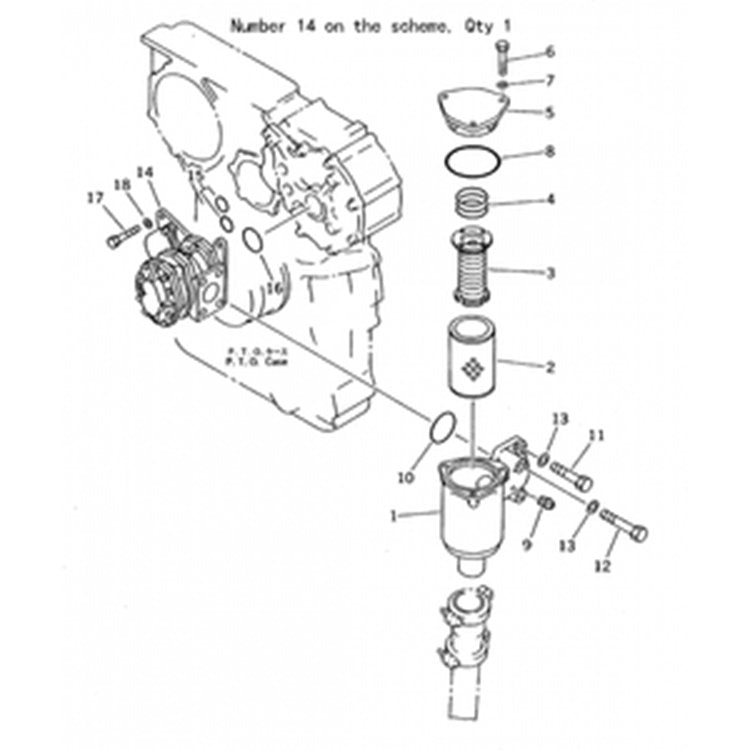 For Komatsu Bulldozer D275A-2 Hydraulic Pump 704-71-44030