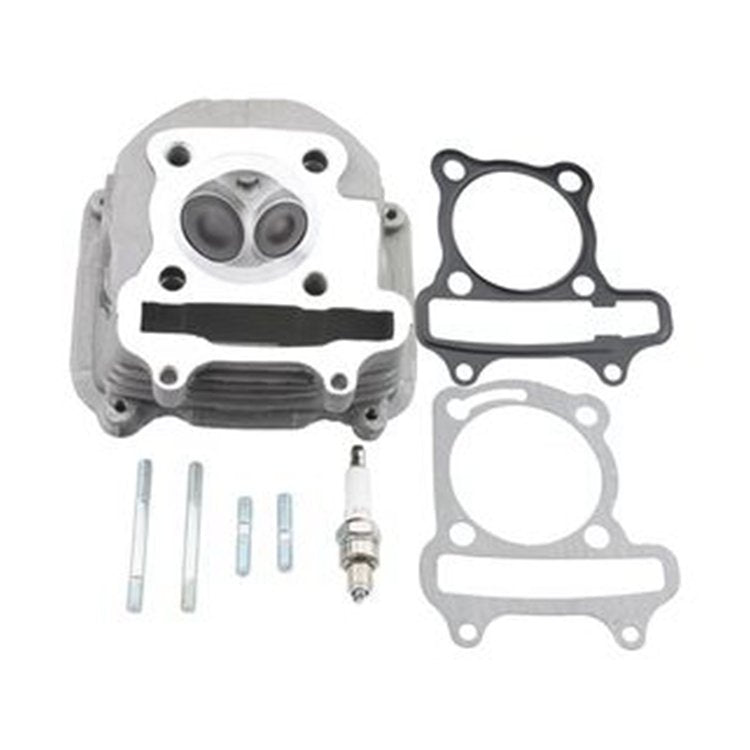 57.4mm Cylinder Head With Gasket Spark Plug for 4 Stroke GY6 150cc 157QMJ 152QMI Engine ATV Go Kart Motorcycle Scooter