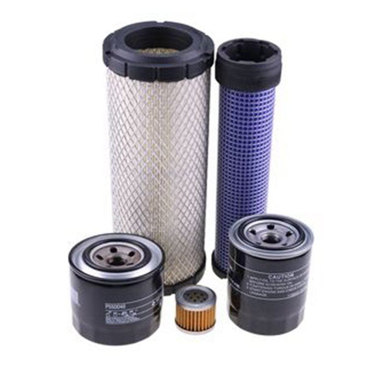 Filter Kit for John Deere Compact Excavator 35D 50D With Yanmar 3TNV88-BNHB Engine