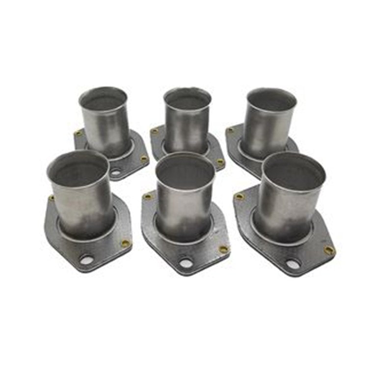 6 Pcs Exhaust Manifold Sleeve 281-8261 for Caterpillar CAT Engine C15 C18 3516C 3406E Excavator 395 390D 365C 385C