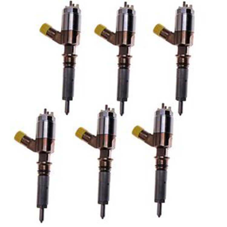 6Pcs Fuel Injector 326-4700 for Caterpillar CAT C6 C6.4 Engine 320D 320DL 323D Excavator