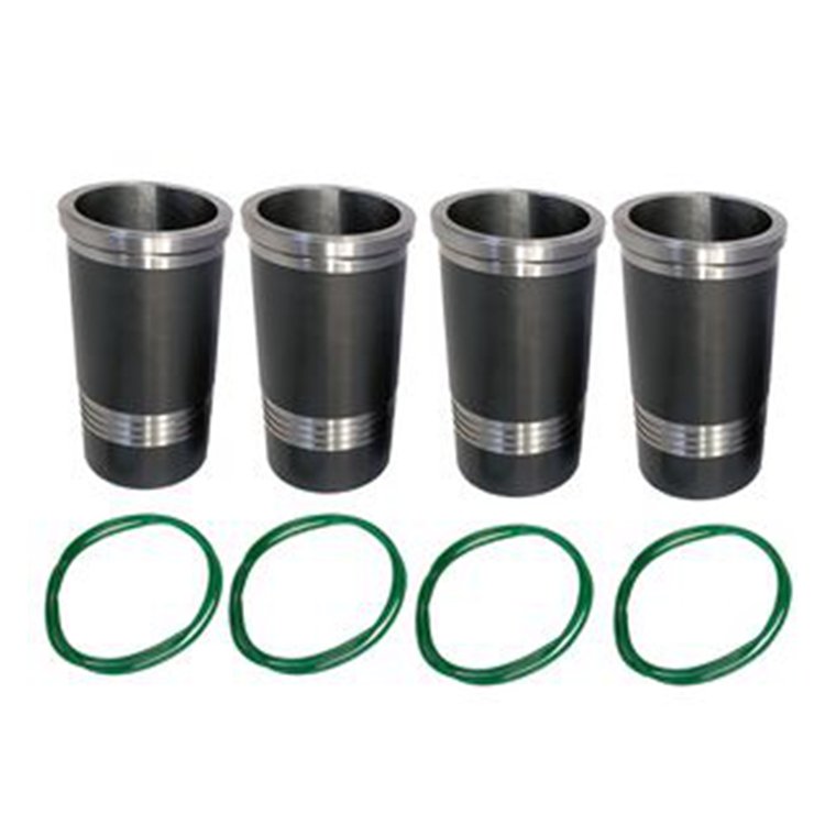 4 Pcs Cylinder Liner 9884842 for Liebherr Engine D924 D924TI D924TIE Excavator 904 914 924 934 944 954B