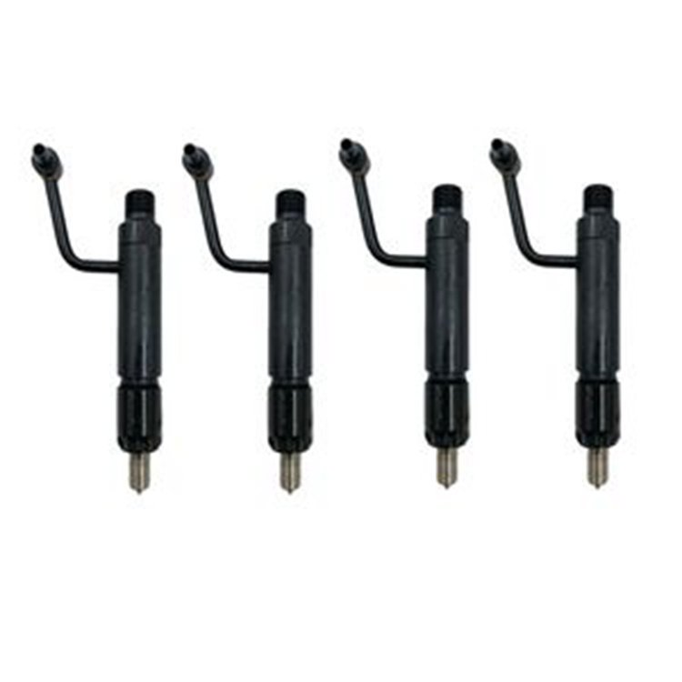 4Pcs Fuel Injector 729645-53100 for Komatsu Engine 4D88E-5 Excavator PC45R-8 Skid Steer Loader SK714-5 SK815-5