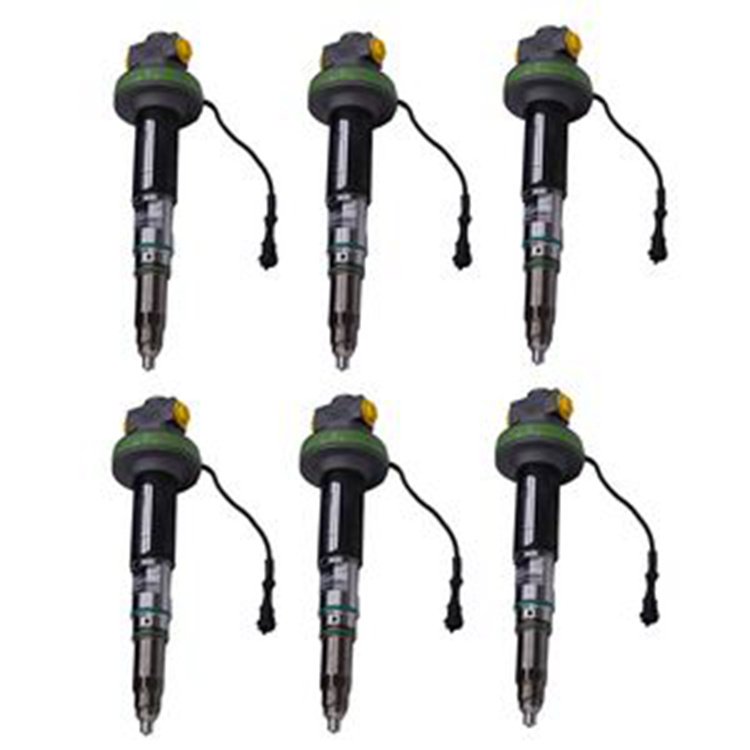 6Pcs Fuel Injector 4964171 4955525 for Cummins Engine QSK19 K19 K38