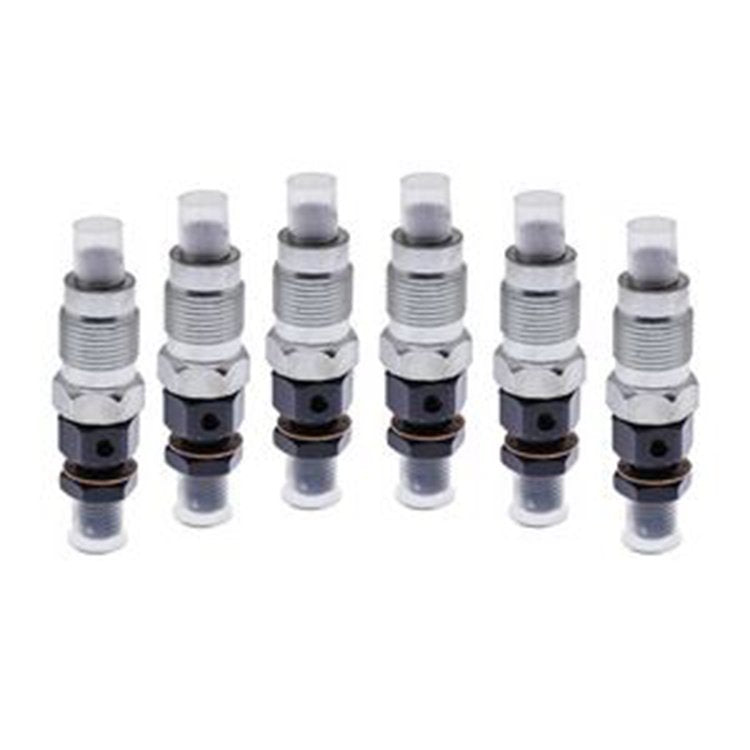 6 Pcs Fuel Injector 093500-3400 23600-64050 for Toyota Engine 1HZ 2C Land Cruiser 4.2L