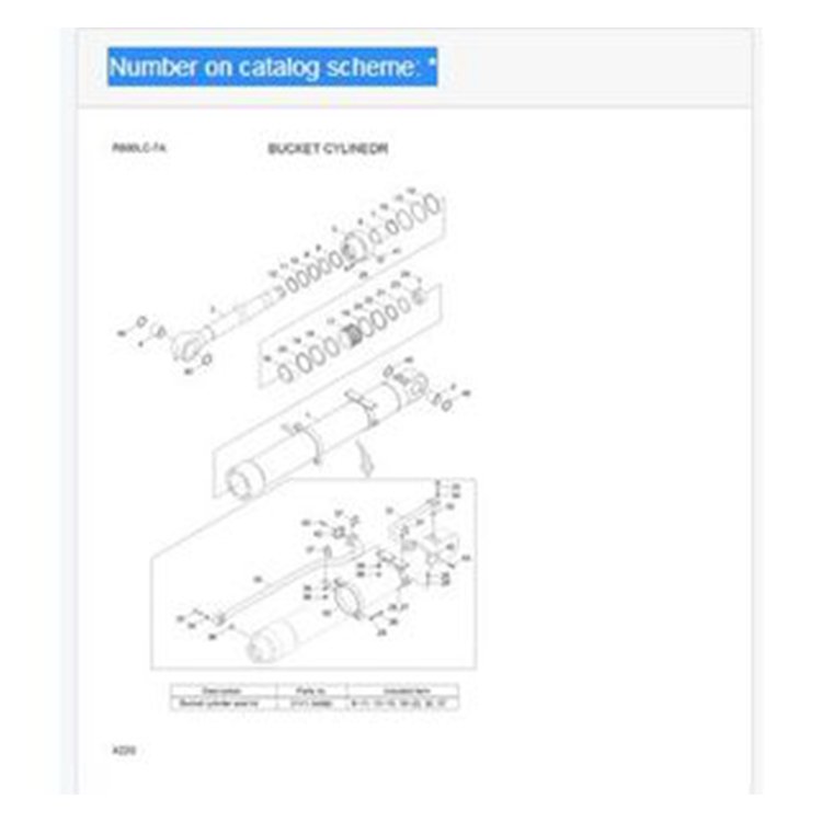 HCE Bucket Cylinder Assy 31ND-61010 for Hyundai 7-Series Crawler Excavator R800LC-7A Original