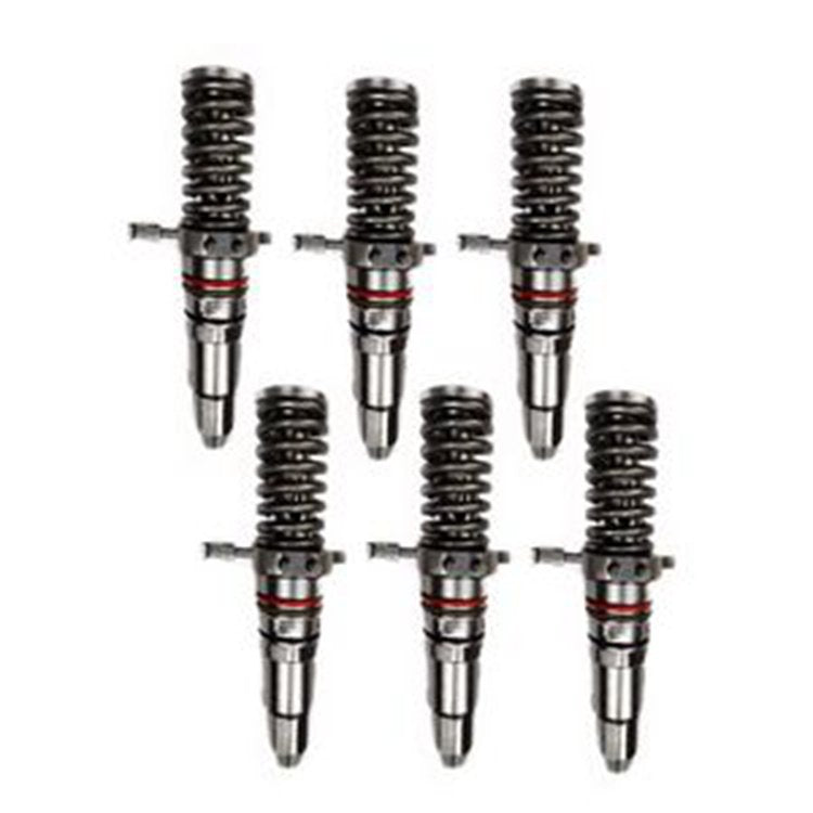 6 Pcs Fuel Injector 10R-1252 for Caterpillar CAT Engine 3606 3612