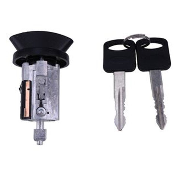 Black Bezel Ignition Lock Cylinder with Key 1L3Z11582A for Ford Mercury Lincoln Pickup Truck