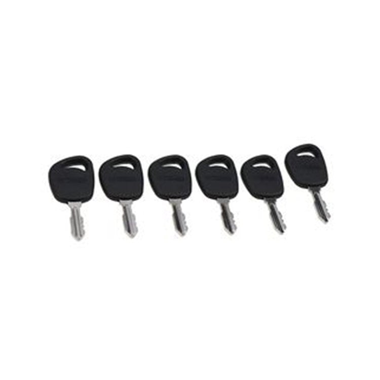 6Pcs Ignition Keys 140401 140402 532140401 for Husqvarna LT1597 LT1942 GT48 GT54 YT42 YT54 Z142 Craftsman LT1000 LT1100 LT2000