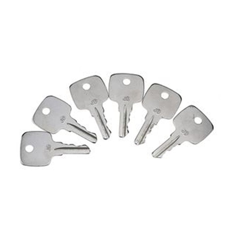 Set of 6 Ignition Keys AR51481 for John Deere Tractor 322 330 332 655 755 756 830 855 856 955 4200 4300 4400