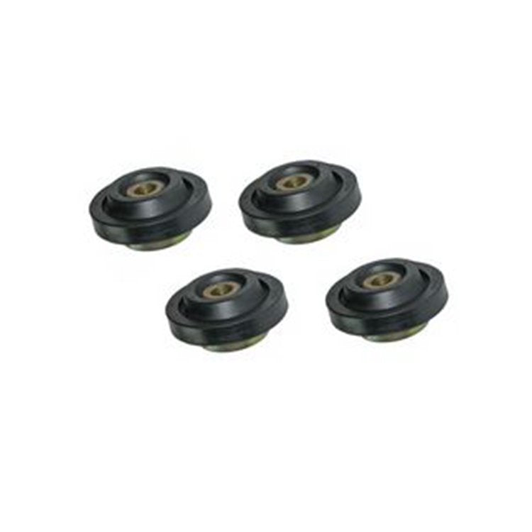 4 Pcs Mounting Rubber Cushion 109-9350 for Caterpillar CAT Engine 3116 3066 Excavator 318C 320B 321C 325C