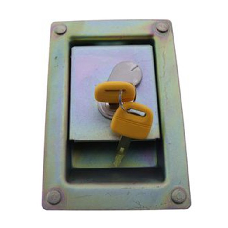 Door Side Lock With 2 Keys for Caterpillar CAT Excavator E70B E120B E307 E330 E345B E345D