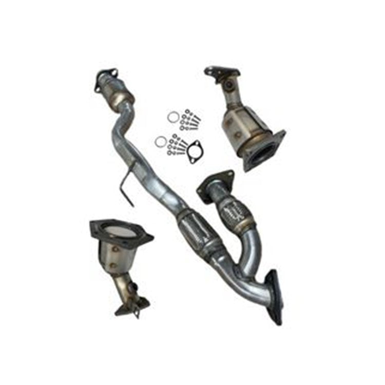 Catalytic Converter Set & Flex Y Pipe for Nissan Quest 3.5L 2011-2014