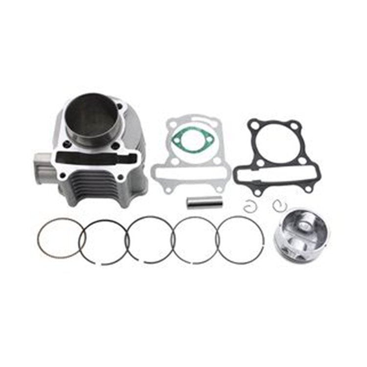 57.4mm Cylinder Kit for GY6 4 Stroke 125cc 150cc 157QMJ 152QMI TaoTao Quads Go Kart Motorcycle Scooter