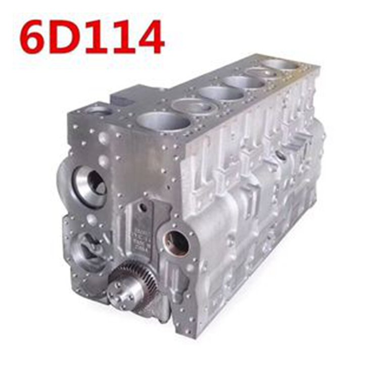 6D114 Cylinder Block Assy 6741-21-1190 for Komatsu Wheel Loader WA380-5 WA400-5 Excavator PC300-7 PC360-7