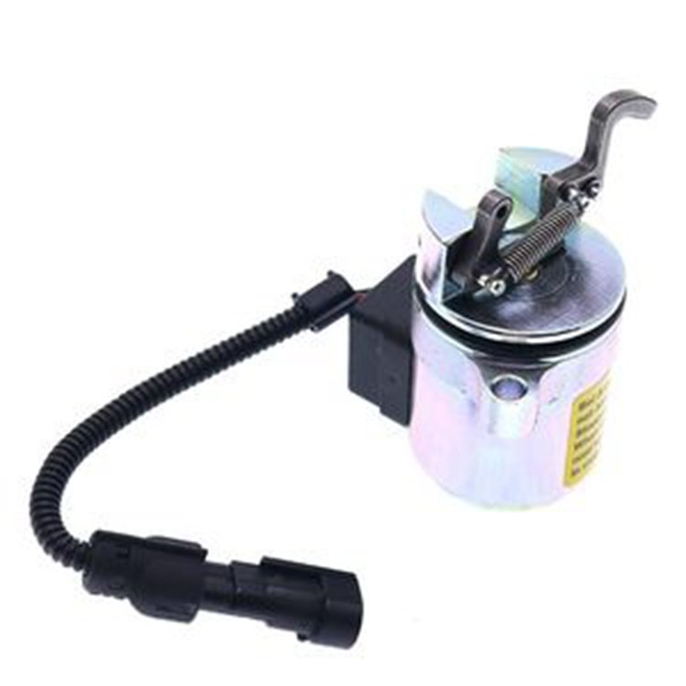 12V Fuel Stop Solenoid ZM 2904956 for Volvo L32 L35 ZL402C ZL502C ZL30 L30B L32B L35B ZL30B L20B Loader