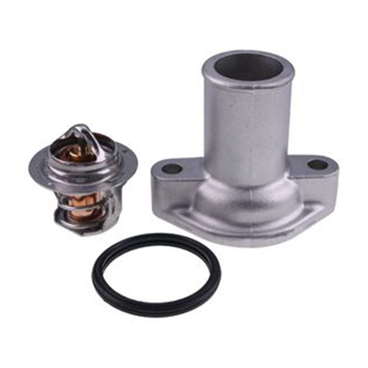 Thermostat Cover & Thermostat 15321-73260 19434-73010 for Kubota Engine D1105 V1505 V2203 Tractor L245DT L245F L245H