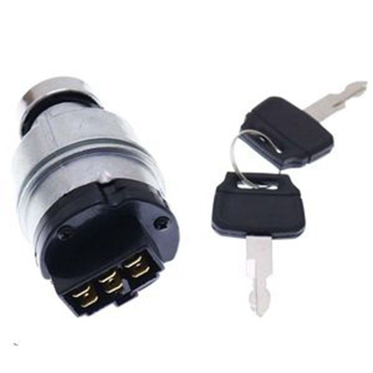 Electric Spray Ignition Switch with 2 Keys YN50S00026F1 for Kobelco SK210-8 SK210-6E Excavator