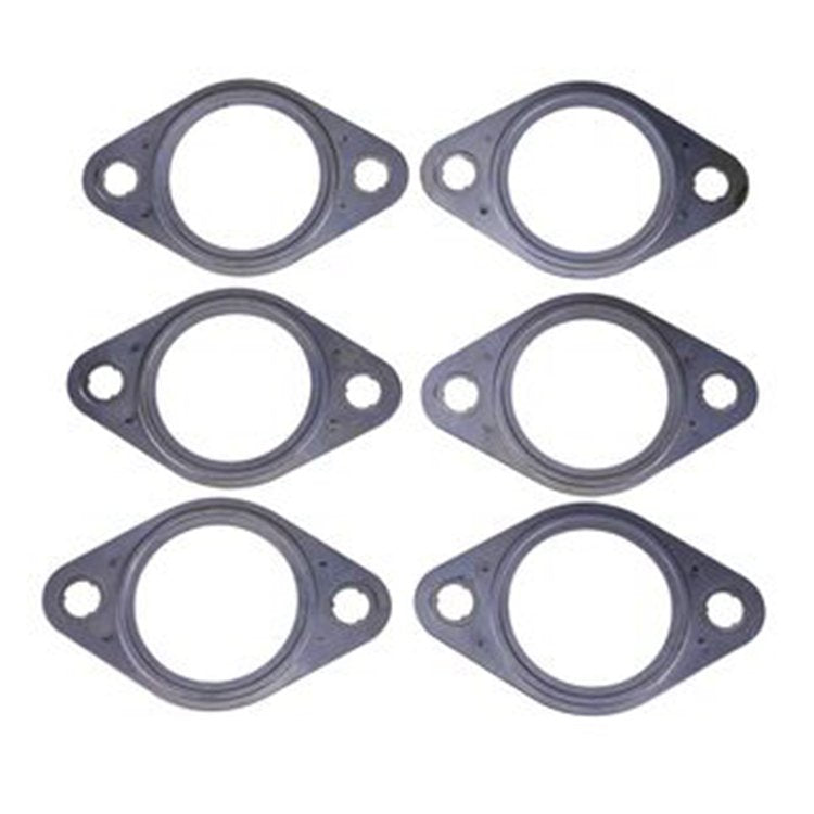 6 Pcs Exhaust Manifold Gaskets 3929012 for Cummins 6CT Engine