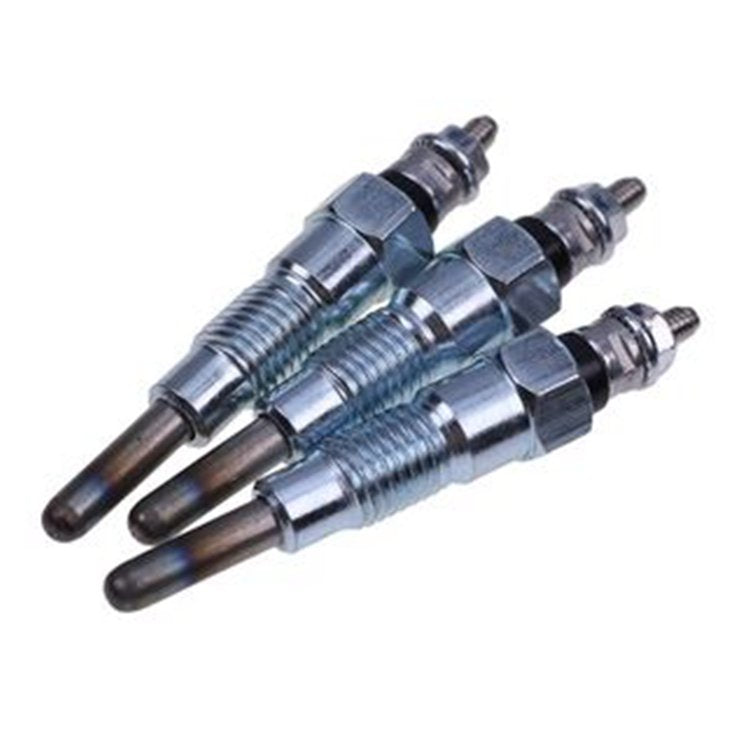 3 PCS Glow Plug YM129795-77800 for Komatsu Engine 2D68E-3A 3D63-1A 3D72-2B 3D74E-3C Excavator PC12R-8 PC15R-8