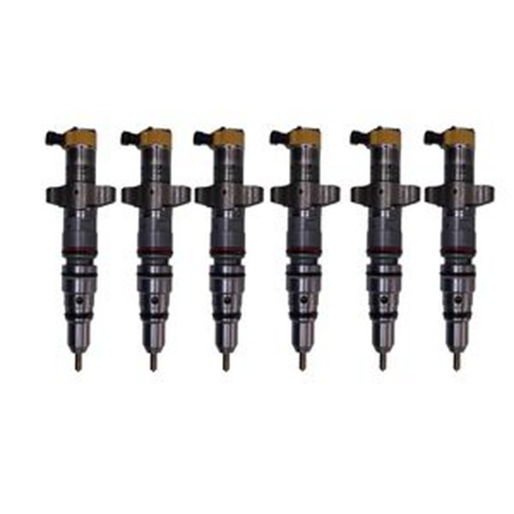 6 Pcs Fuel Injector 10R-7222 for Caterpillar CAT Engine C9 Excavator E336D E330D 336D 336C 330D