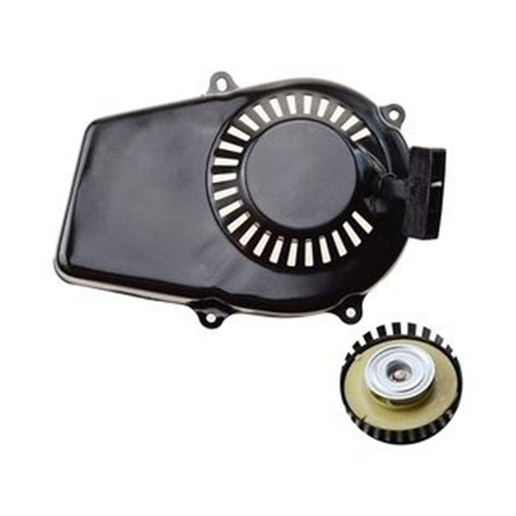 Pull Start Black Recoil Starter for Yamaha 2-Stroke ET650 ET950 Lawn Mower Motor Engine Generator