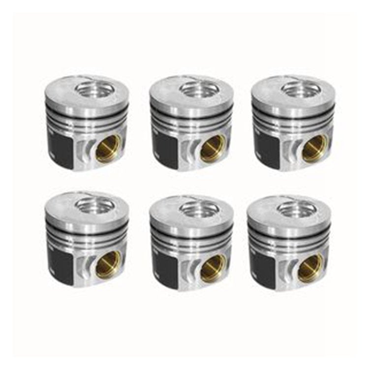 6PCS Piston 3922687 for Cummins Engine 4BTAA 6BTAA 4BT3.9 6BT 6B BGE5.9 4BT