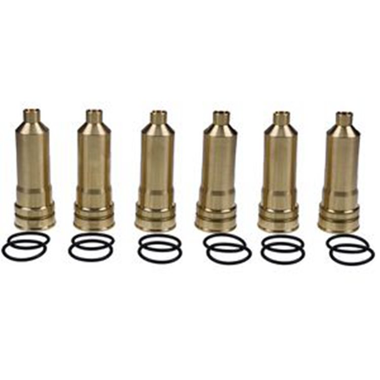 6PCS Injector Sleeve 8-97606661-0 for Isuzu Engine 6HK1 Hitachi Excavator ZX200-3