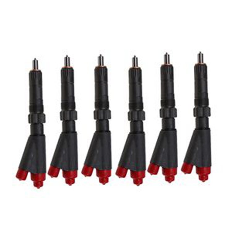 6Pcs Fuel Injector AR53091 SE500098 SE501107 AR51985 for John Deere 4320 4430 4520 4620 5200 644A 6602 690 690B 6404