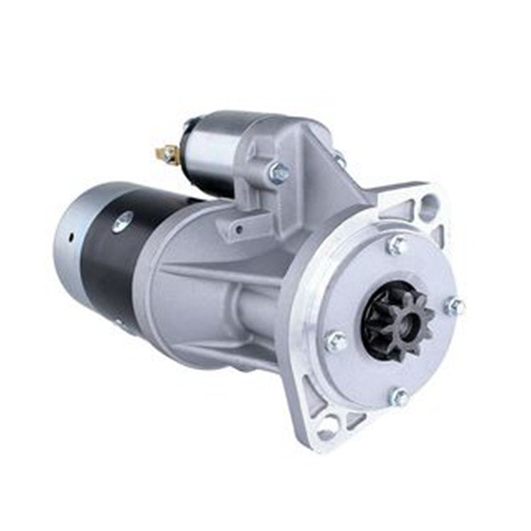 12V 9T Starter Motor YM123900-77010 for Komatsu Skid Steer Loader CK20 CK25 SK1026 SK1020 Excavator PC75R PC95R PC110R