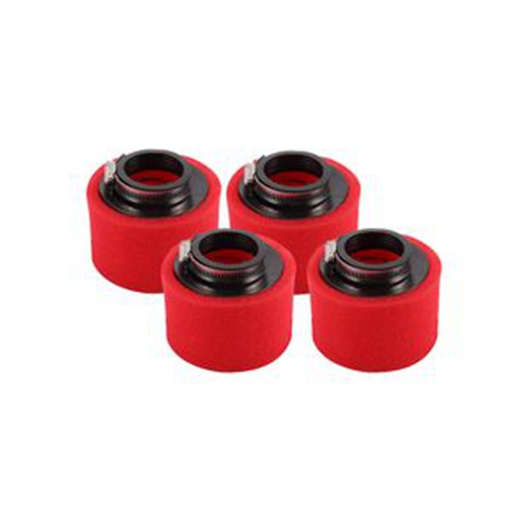 4 Pcs 48mm Red Air Filter for GY6 50cc Motorcycle Scooter Bike Dirt Pit ATV