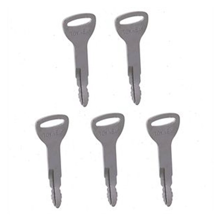 5 Pcs For Toyota Forklift Equipment Ignition Keys A62597