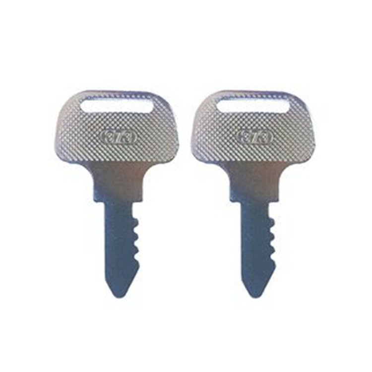 2 PCS 373 Ignition Key 55364-41180 for Kubota Tractor F2000 F2100 F2100E F2400 FZ2100 FZ2400