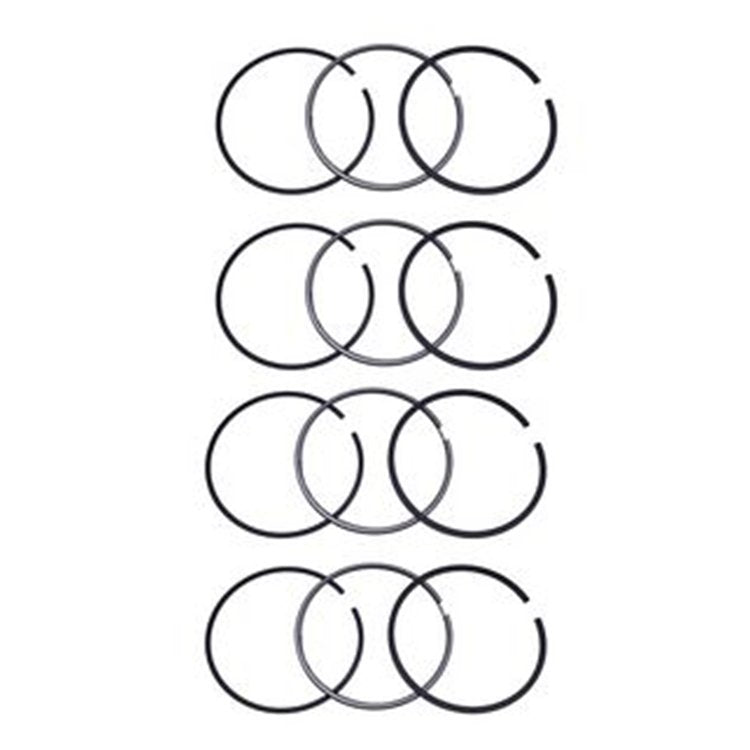 For Komatsu Skid Steer SK09J-2 Yanmar Engine 4TNE98 Komatsu Engine 4D98E Piston Ring 4 Units 1 Set