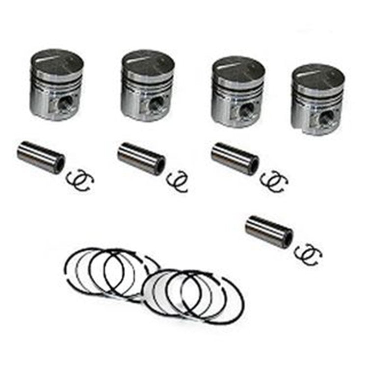 STD 1 Set Piston Kit With Ring for Mitsubishi 4D34 4D34T 3.9L Engine Fuso Canter FE FG