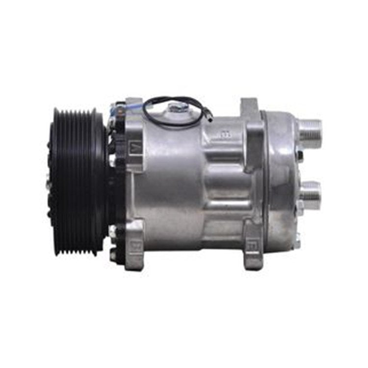 Sanden SD7H15 A/C Compressor 355092M91 for Perkins Engine A4.236 Massey Ferguson Tractor 373 374 394 383 384 393