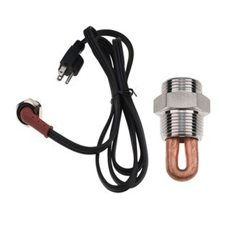 3/4NPT 400W 120V Engine Block Heater for Massey Ferguson Tractor 255 285 1080 1085 302 304 365 3265