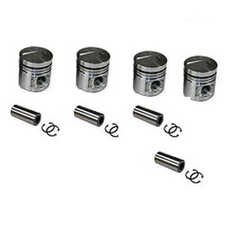 4 Pcs Piston Set 8-97232-604-0 STD for Isuzu 4LE2 Engine