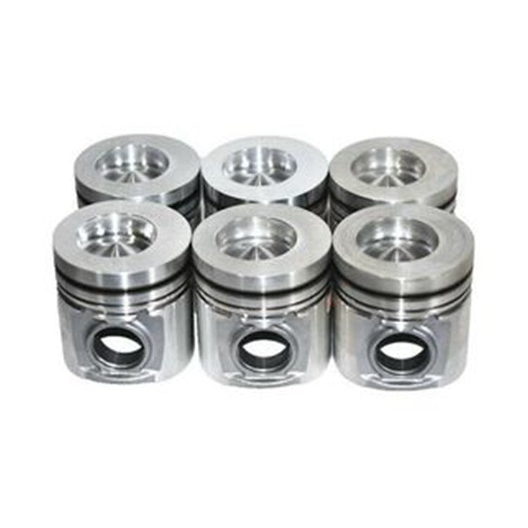 6PCS Piston 4936469 for Cummins Engine ISL 6L